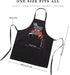 Apron for Men - Funny Mens black kitchen Cooking Chef Aprons for Adults with Pockets Father's Day