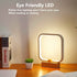 LED Table Lamp for Bedroom, Living Room, Home Office, 3-Color Temperature Bedside Lamps, Dimmable Table Light, Small Desk Night Light, Unique House Warmging Gift