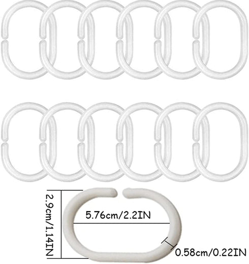 Yeele Shower Curtain Fish Ocean Shower Curtain Under The Sea Shower Curtain for Bathroom Waterproof Polyester Sea Bathtub Curtain Decor with Hooks,69x70in