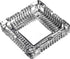 Amlong Crystal Large Classic Square Ashtray 6 inch x 6 inch
