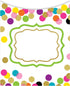 Confetti Library Pockets - Multi-Pack