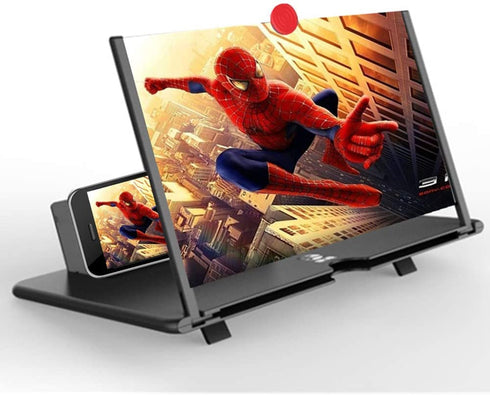 Screen Magnifier Mobile Projector Smartphone 3D HD Magnifier Support iPhone X / 8/8 Plus / 7/7 Plus / 6 / 6s / 6 Plus / 6s Plus and All Other Smartphones (-03)