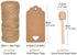 100pcs Mini Wooden Honey Dipper Sticks, 3 Inch Honey Stirrers for Honey Jar Dispense Drizzle Honey, Wedding Party Favors