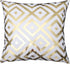 Tebery 6 Pack Gold Stamping Throw Pillow Covers Cases Soft Square Decorative Cushion Covers for Sofa,Couch - 18 x 18 Inches