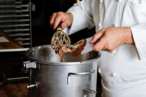 Matfer Bourgeat Piano Whisk with Exoglass Handle, 10", Professional Stainless Steel Wire Kitchen Whisk