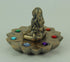 Fantasy Gifts Colored Chakra Stone Incense Burner, 4 x 5 inches, Multicolor