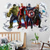 ZI XIN Superhero Wall Stickers Avengers Wall Decals Excellent Vinyl Wall Decor for Boys Room Living Room ( Size 35.4 x 23.6 inch)