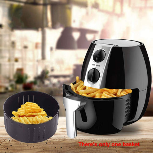 Air Fryer Replacement Basket?Air Fryer Basket Non Stick Kitchen Roasting Tin Cooking Drain Oil Baking Tray