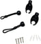 Litong Bungee Kit Universal Replacement of The Sunshade Installation Fittings Outdoor/Indoor Roller Blind Fittings (Black)