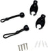 Litong Bungee Kit Universal Replacement of The Sunshade Installation Fittings Outdoor/Indoor Roller Blind Fittings (Black)