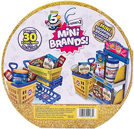 5 Surprise Mini Brands Collector's Case Series 2 (Comes with 4 Exclusive Minis) 4 Exclusive Minis by ZURU, 7785