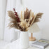 lulute Pampas Grass-Natural Pampas Grass Decor-Pompous Grass 17.9" Tall-Dried Pampas Grass for Boho Decor-Fluffy pompous Floral for Pampas Grass vase-Natural Bouquet of Dried Flowers and Grasses