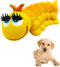 Sensory Caterpillar - Squeaky Dog Toys - Soft, Natural Rubber (Latex) - for Puppies, Small Dogs & Medium Dogs - Complies with Same Safety Standards as Children’s Toys (1 Pack)