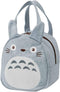My Neighbor Totoro Die Cut Lunch Bag with Zip Closure - Totoro Grey