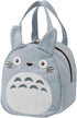 My Neighbor Totoro Die Cut Lunch Bag with Zip Closure - Totoro Grey