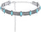 Olbye Turquoise Necklace Silver Short Necklace Choker Personalize Boho Necklace Jewelry for Women and Girls
