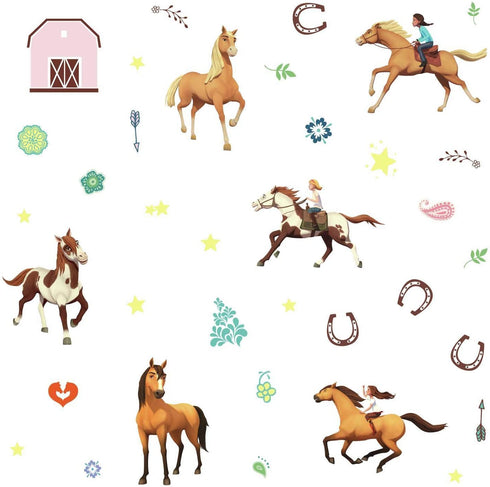 RoomMates RMK4124SCS Spirit Riding Free Peel and Stick Wall Decals