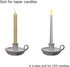 Kendiis Candle Holder Ceramic Candlestick Holder, Candlelight Stand for Spell Candles, Taper Candles, and Incense, Halloween Christmas Dining Room Home Decoration Display
