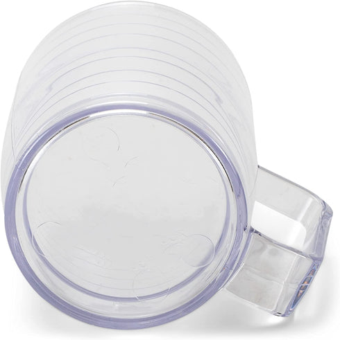 FREEHEART Plastic Glass Unbreakable Double-wall Insulated Coffee Mugs 18 Oz - BPA Free Vacuum Insulated Tumbler Set (1)