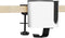 Luxury 2-in-1 Anti-Spill Cup Holder with Under Desk Headphone Hanger (White)