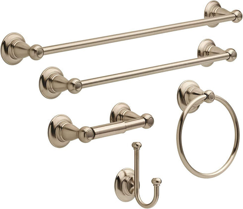 Delta Faucet PTR24-BN Porter 24" Bath Hardware Accessory Towel Bar Rack, SpotShield Brushed Nickel