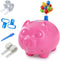 Kusamue Electric Balloon Pump - Quick Inflation for Party Decoration Arch/110V 600W Portable Inflator Balloon Blower Air Pump: Fast & Easy Filling Balloons (Pink)