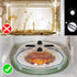 Microwave Plate Cover with Magnet, 2pcs Microwave Cover Hover Magnetic Splatter Guard Lid with Steam Vent Adsorbed Function, BPA Free, Dishwasher Safe¦