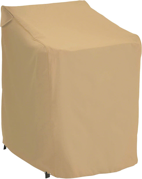 Classic Accessories Terrazzo Water-Resistant 26 Inch Stackable Patio Chair Cover