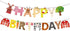 53Pcs Farm Birthday Party Supplies for Kids Barnyard Farm Animal Theme Party Decorations Animal Birthday Banner Farm Animal Walking Balloons Cow Print Balloons Cupcake Toppers Set for Boys Girls
