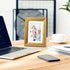TWING 5x7 Gold Picture Frames Set of 6, Gold Frames Display Pictures 4x6 with Mat or 5x7 Without Mat, Tabletop Display and Wall Mounting Home Decorative Photo Frames, Set for Wall Gallery