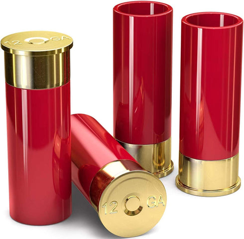 Old Southern Brass The Original 12 Gauge Shot Glasses Set of 4 - American Owned Veteran Operated