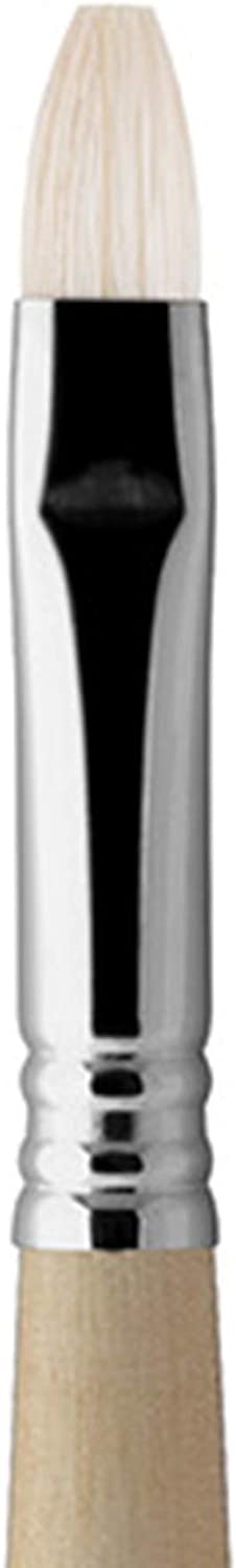 Escoda Clasico Series 4628 Long Handle Artist Oil & Acrylic Brush, Size 16, Bright