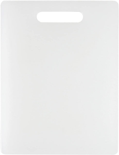 Dexas NSF Polysafe Cutting Board with Handle, 8.5 by 11 inches, White