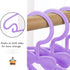 Plastic Kids Hanger,30 Pack Small Hanger Toddler Hangers for Laundry and Closet,Baby Coat Hanger Childrens Durable Hangers,Purple