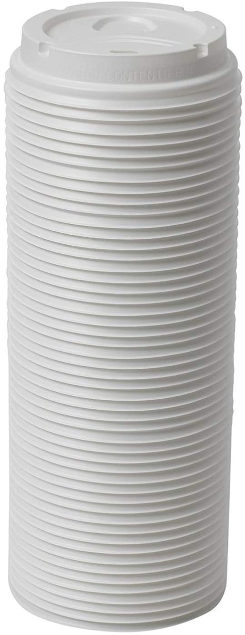Dixie PerfecTouch WiseSize Coffee Design Insulated Paper Cup, 12oz Cups and Lids Bundle (12 oz, 50 Cups, 50 Lids)