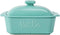 FE Butter Dish, 10 oz Ceramic Butter Keeper with Water Line, French Butter Dish with Lid for Countertop (Mint green)
