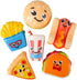 ArtCreativity Fast Food Squeeze Toys for Kids, Set of 6, Super Soft Slow Rising Stress Relief Toys in 6 Cute Designs, Squeezable Birthday Party Favors and Goodie Bag Fillers