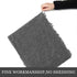 Luxury Chenille Bathroom Rug,20x32 inches,Extra Soft and Cozy, Non-Slip,Super Absorbent Water, Machine Wash Dry, Shaggy Chenille Bath Mats for Bathroom Bedroom,Charcoal