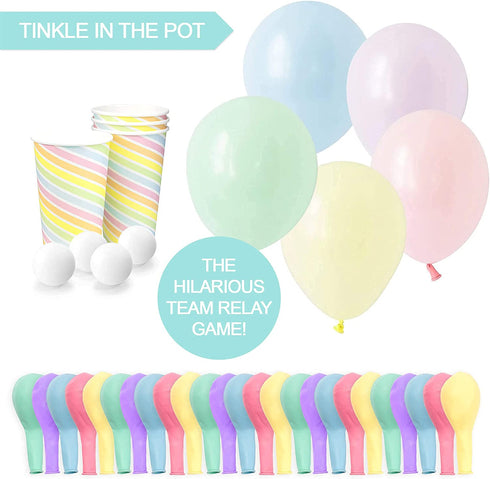Baby Shower Bundle - 7 Fun Baby Shower Games (gender neutral party games pack for 1-20 guests - unisex/girls/boys)