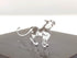 Sansukjai Rare Tiger Tiny Micro Crystal Figurines Hand Blown Clear Glass Art Wild Animals Collectible Gift Home Decor