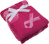 Infinity Republic Pink Ribbon (Pink) Breast Cancer Awareness Super Plush Blanket - 50x60 Soft Throw Blanket - Perfect for Cuddle Season!