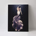 MountFlow Mermaid Bathroom Decor Wall Art Modern Fairy Artwork Fantasy Black and White Framed Decorations for Girl Room Purple Pictures Beautiful Poster Bedroom Living Room, 16 x 12 in