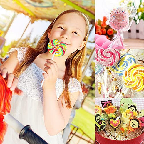 300Pcs 6 Inches Cake lollipop Pops Making Tools 100Pcs Cake Pop Sticks 100Pcs Cake Pop Bags and 100Pcs Twist Ties