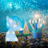 Cute Mermaid Tail Night Light, Mermaid Party Supplies Kids Mermaid Lamp,Table Decoration or Wall Decoration Battery Power, for Living Rooms, Bedrooms, Boy and Girls Birthday Decor-Blue