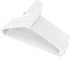Utopia Home Plastic Hangers 30 Pack - Clothes Hanger with Hooks - Lightweight & Space Saving Plastic Hangers - Durable, Slim & Sleek White Hangers