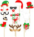 Christmas Party Decorations Kit - Set Includes Merry Christmas Banner Paper Fans Honeycomb Balls Xmas Photo Booth Props Confetti Balloons Red Green Latex Balloons String for Indoors Office Home Decors