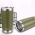 Bastwe 2 Pack 20oz Vacuum Insulated Tumblers with Lid and Straw, Double Wall Stainless Steel Travel Mug, Works Great for Ice Drink, Hot Beverage (Olive Green)