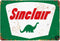 Standard Sinclair Tin Metal Wall Decoration, Original Design Thick Tinplate Wall Art Sign for Man Cave/Garage