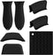 7 Pieces Silicone Hot Handle Holders, AMAMIA, Non-Slip Pot Pan Holders Covers, Sleeves Heat Resistant Hot Pad for Frying Pan Skillet Oven (Black)