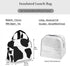 Cow Print Leak Proof and Reusable refrigerated Lunch Bag - Durable Compact Office School Lunch Box for Women, Men and Children